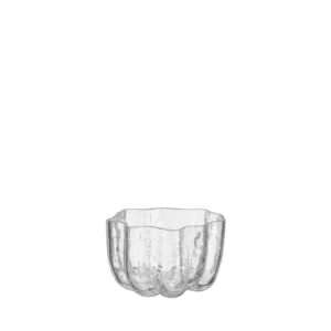 Kosta Boda Crackle votive clear glass