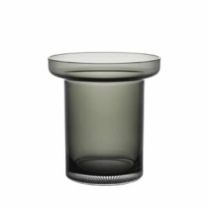 Limelight vase grey by Kosta Boda